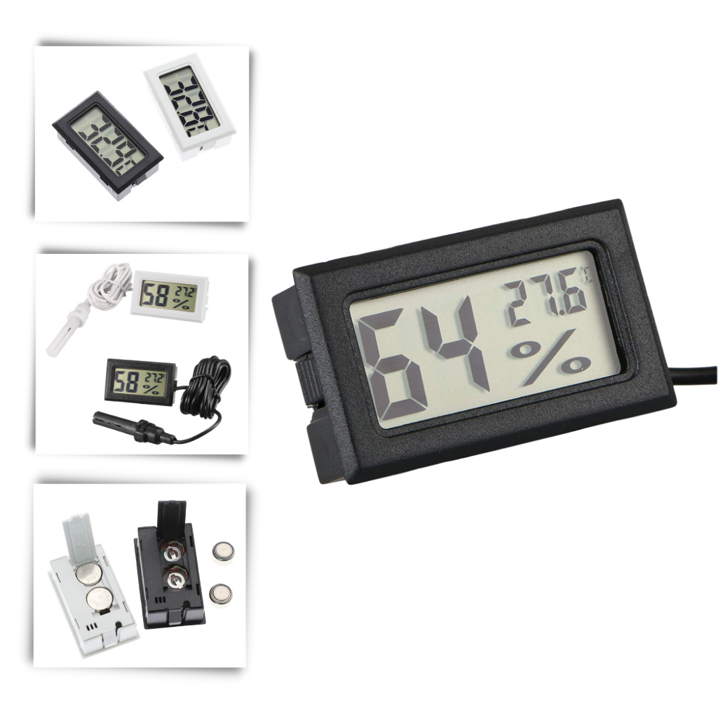 Mini digital LCD-hygrometer Termometer - Ozerty