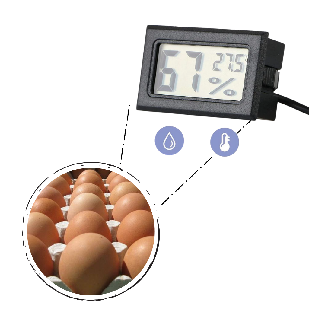 Mini digital LCD-hygrometer Termometer - Ozerty