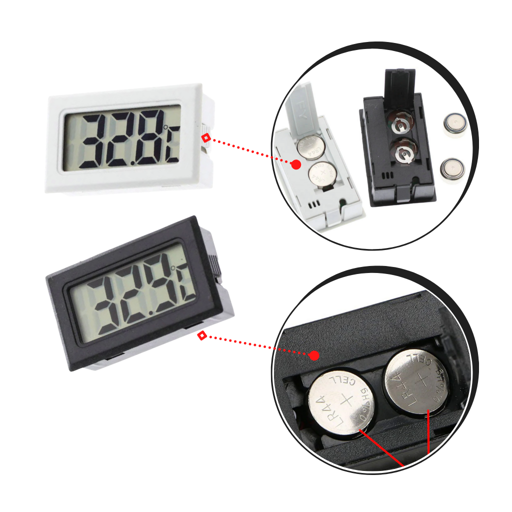 Mini digital LCD-hygrometer Termometer - Ozerty
