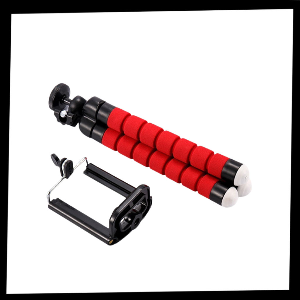 Mini mobiltripod justerbar hållare set - Ozerty