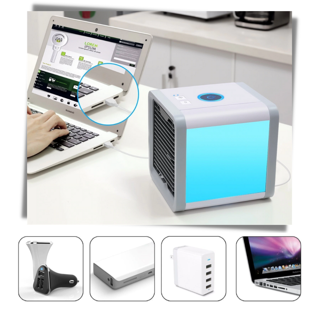 Mini-luftkonditionering USB - Ozerty