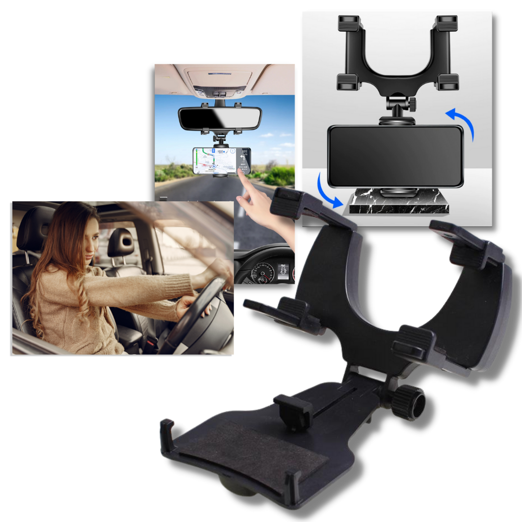 Telefonhållare för backspegel - Ozerty