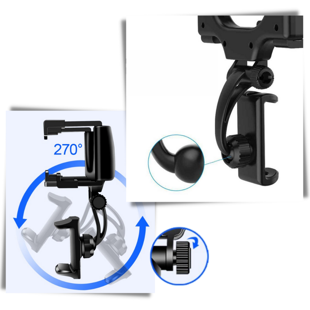 Telefonhållare för backspegel - Ozerty