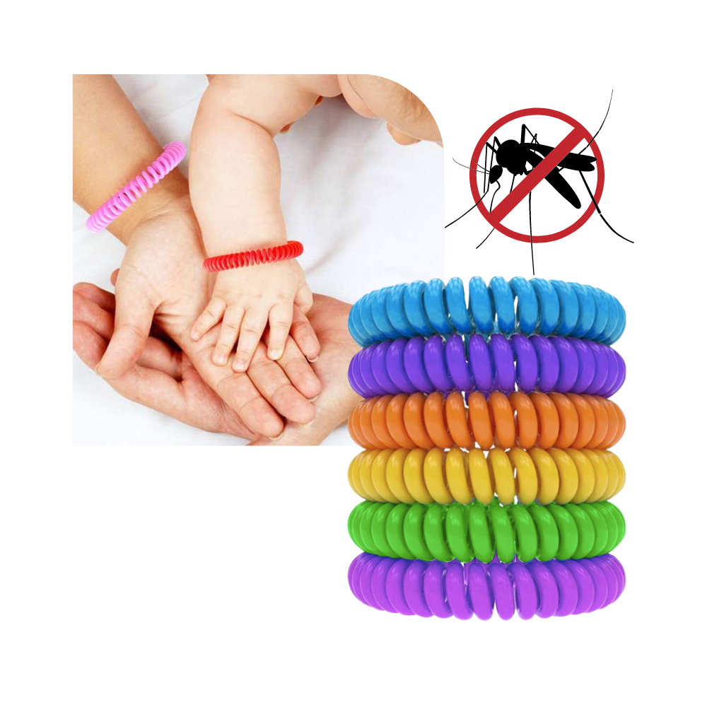 Myggavvisande armband vattentät (10 st) - Ozerty