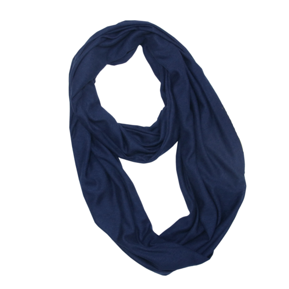 Warm scarf with hidden pocket
