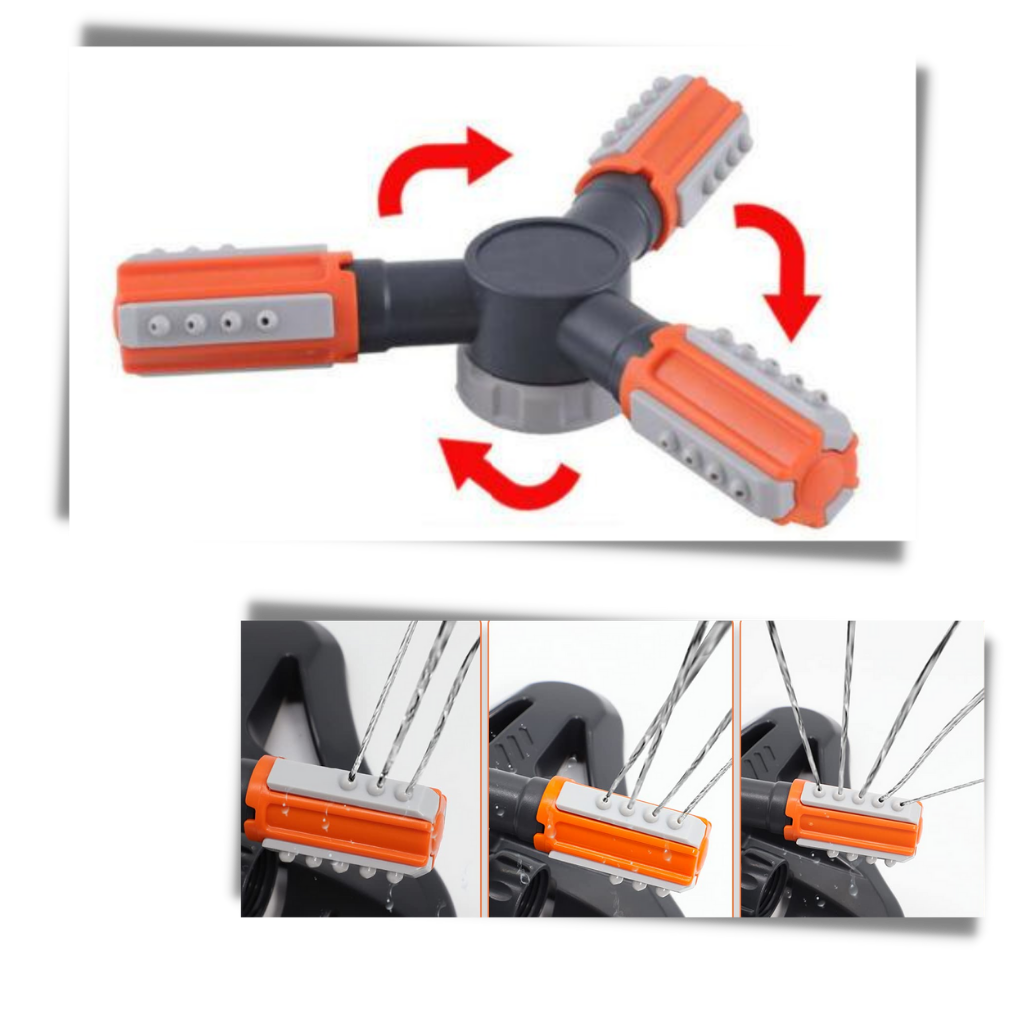 Justerbar 360° sprinkler - Ozerty