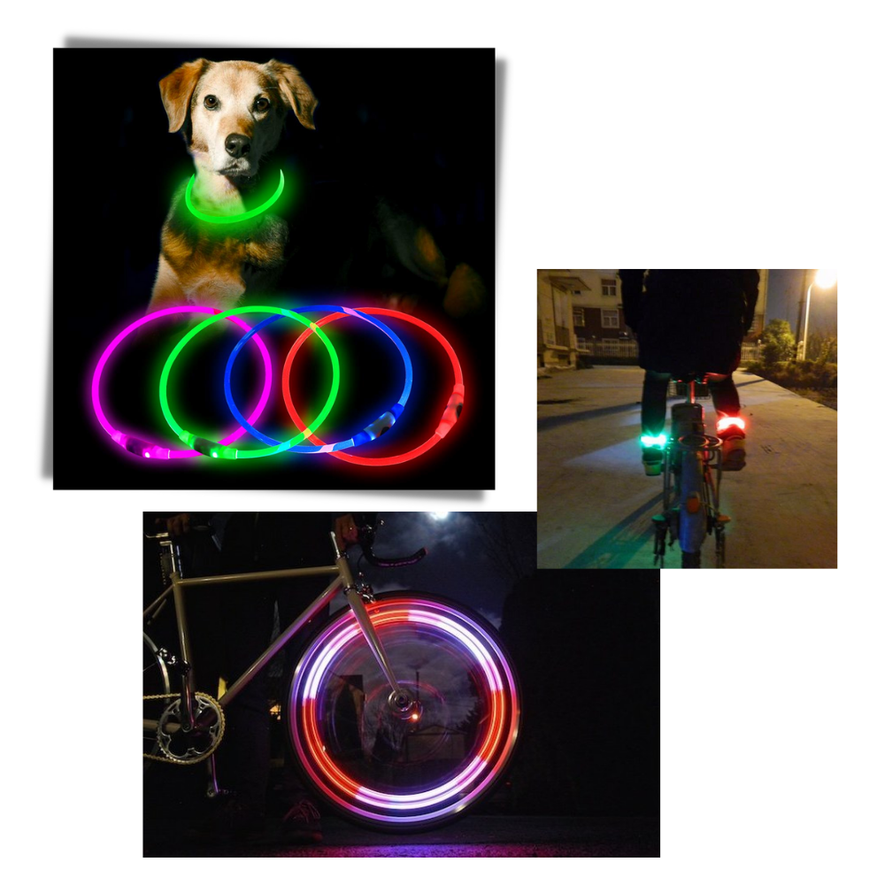 Färgglad neon LED-tråd - Ozerty