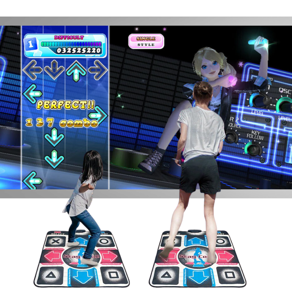 Glidfri dansmatta med USB - Ozerty