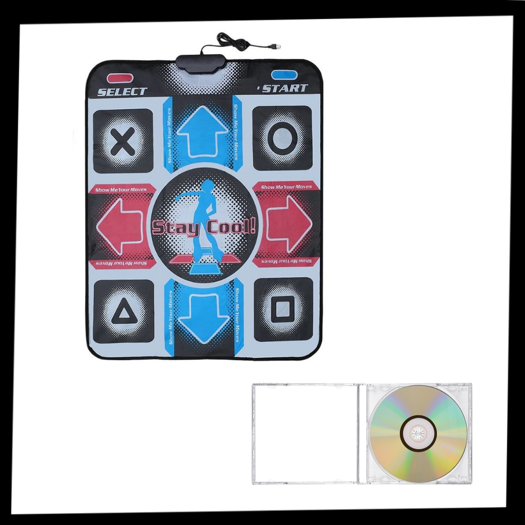 Non-slip dance mat with USB