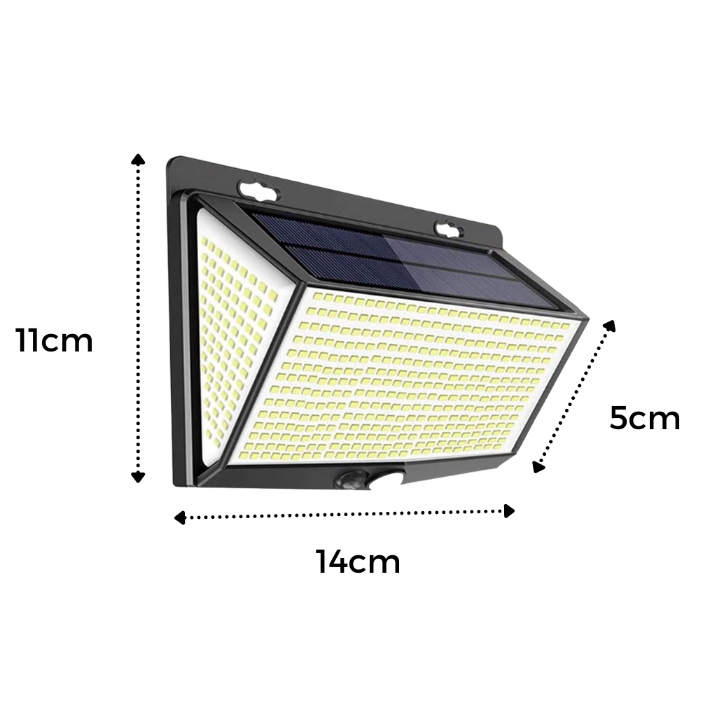 468 LED solcellslampa utomhus - Ozerty