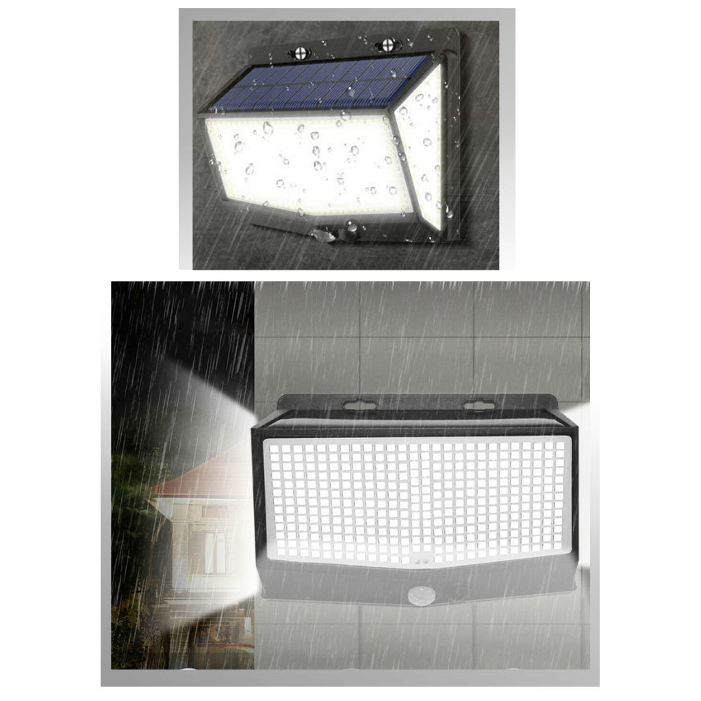 468 LED solcellslampa utomhus - Ozerty