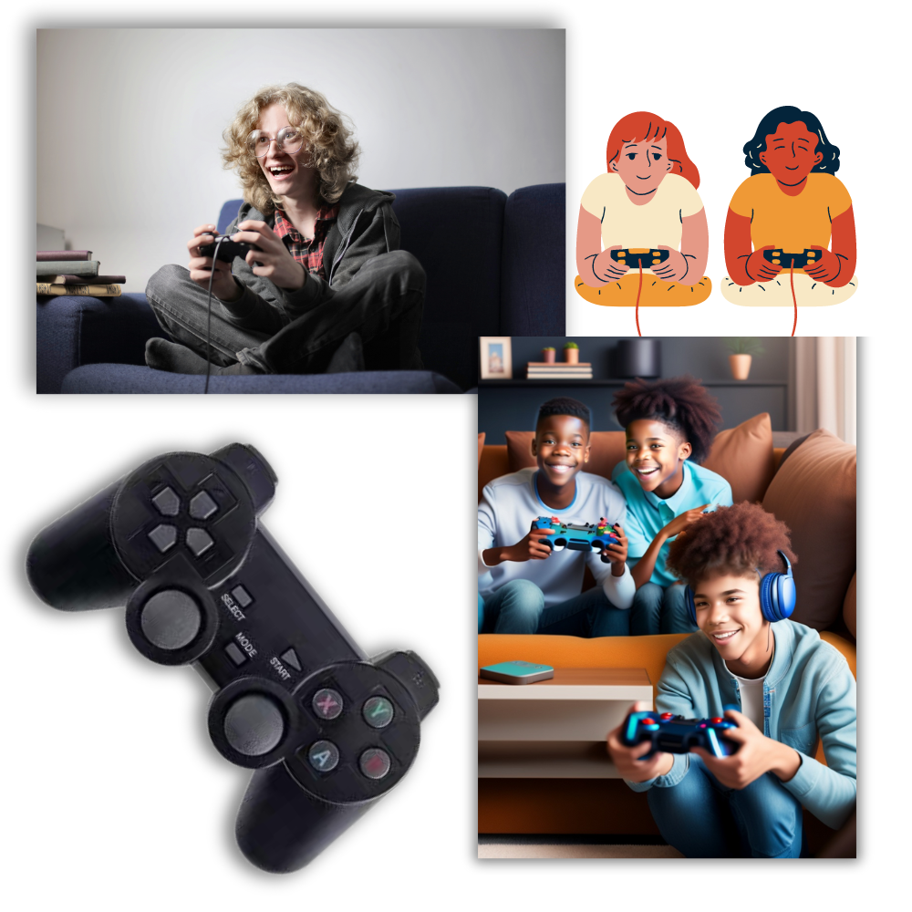Retro konsoler och sticks för videospel - Ozerty