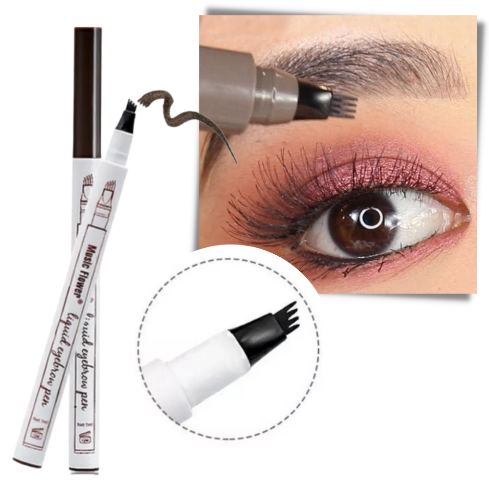Vattenfast ögonbrynspenna med microblading - Ozerty