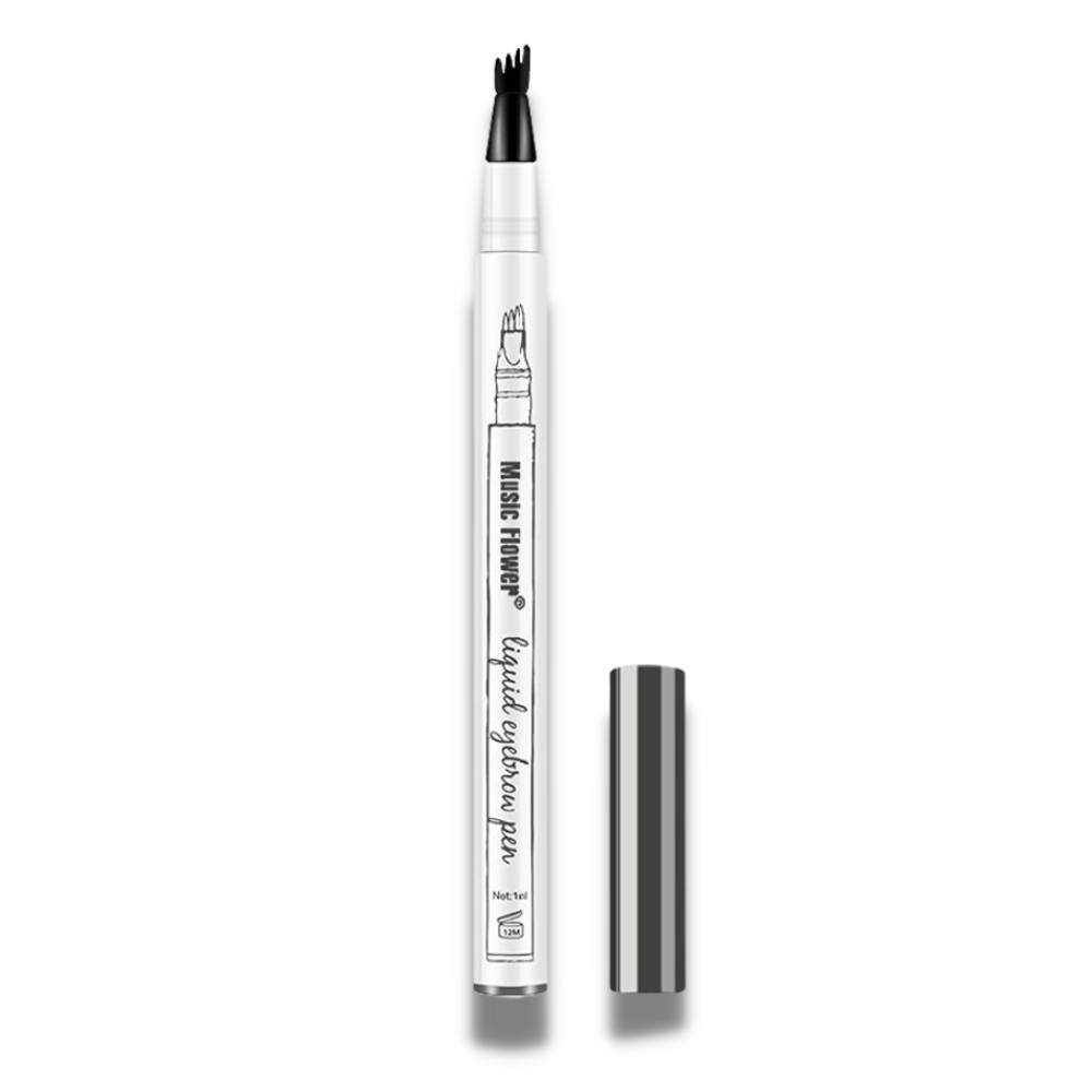 Waterproof eyebrow pencil with microblading