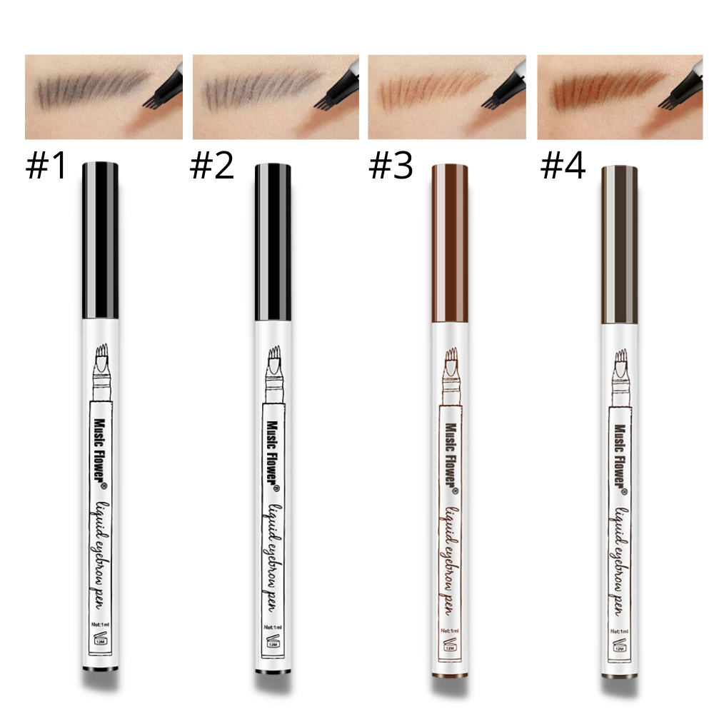 Vattenfast ögonbrynspenna med microblading - Ozerty