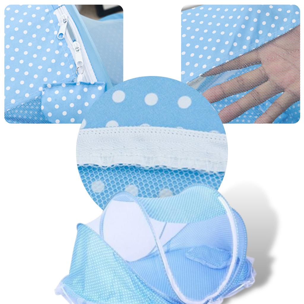 Bärbar babysäng med myggnät - Ozerty