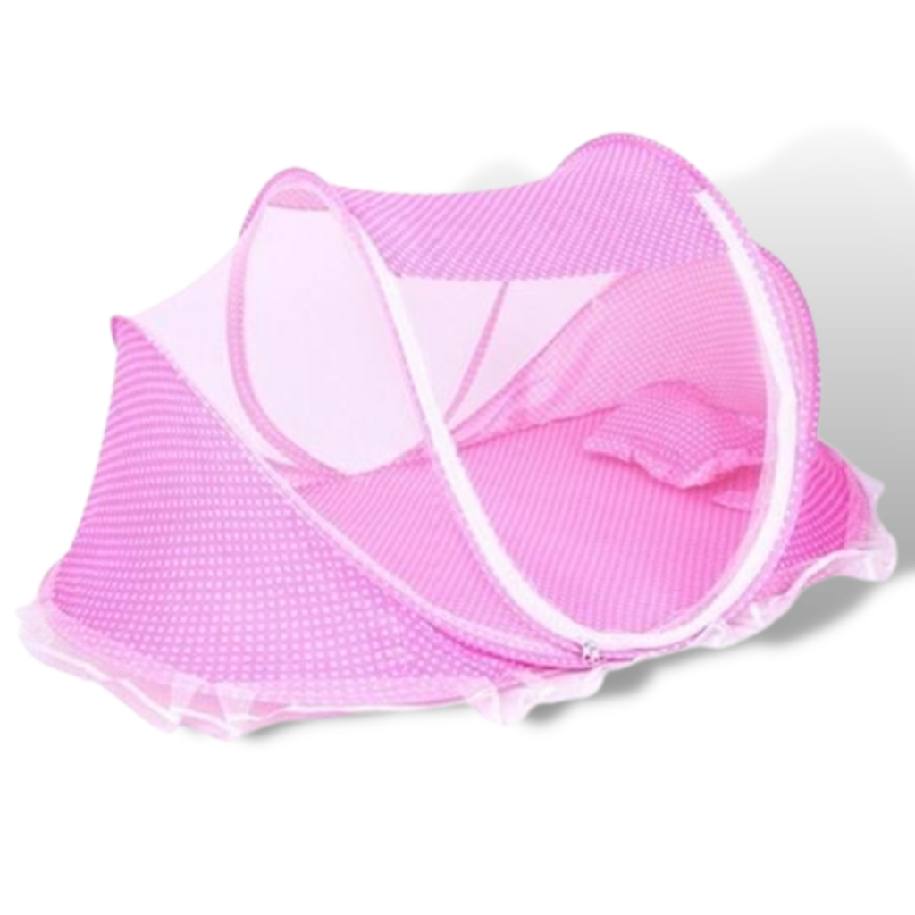 Bärbar babysäng med myggnät - Ozerty