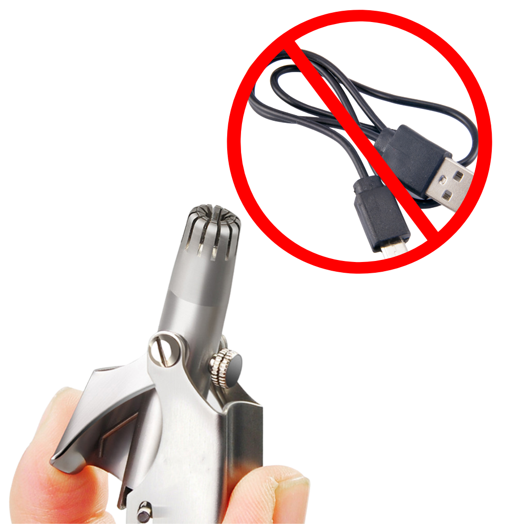 Bärbar manuell näshårstrimmer - Ozerty