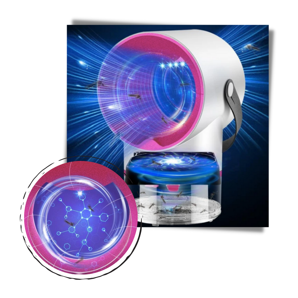 Bärbar myggdödare LED-lampa med handtag - Ozerty