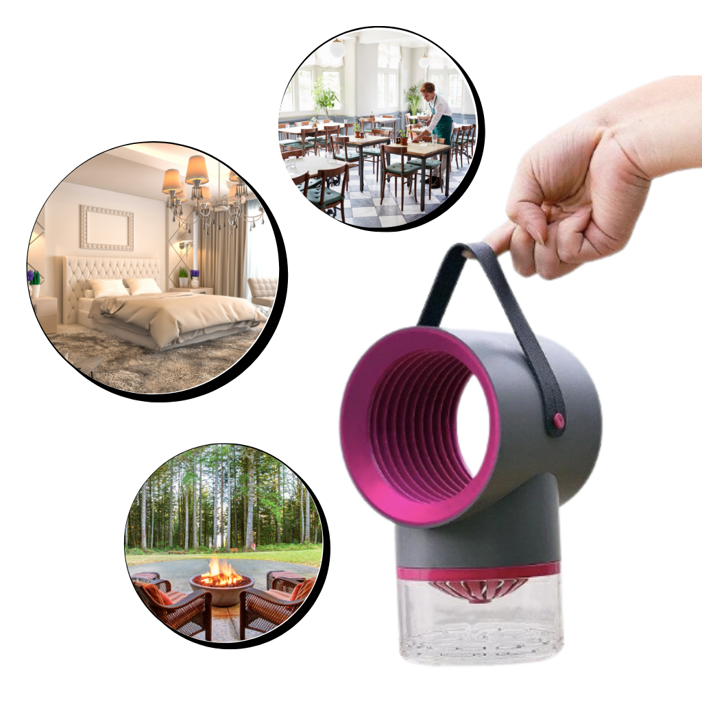 Bärbar myggdödare LED-lampa med handtag - Ozerty