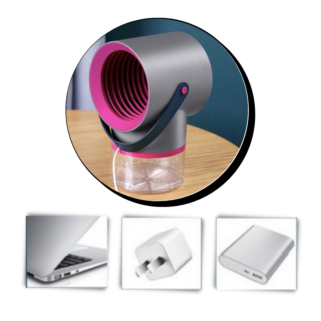 Bärbar myggdödare LED-lampa med handtag - Ozerty