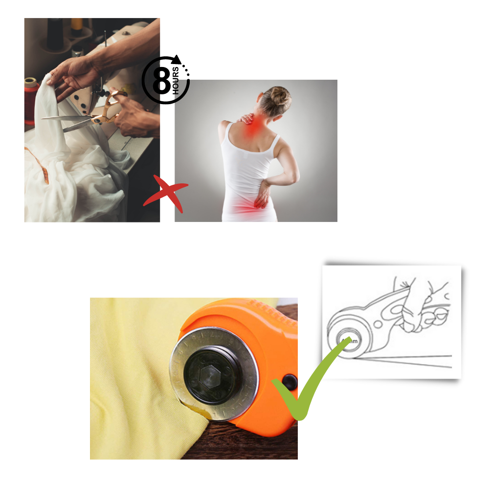 Rullskärare för tyg - Ozerty