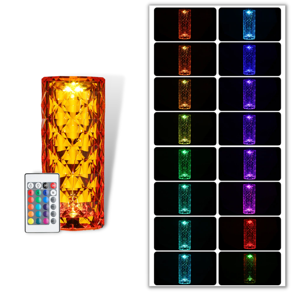 Lyxig bordslampa i kristall - Ozerty