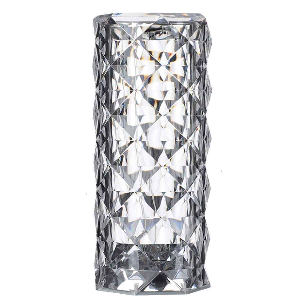 Luxurious table lamp in crystal