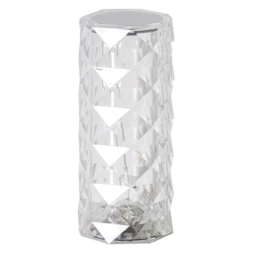 Luxurious table lamp in crystal