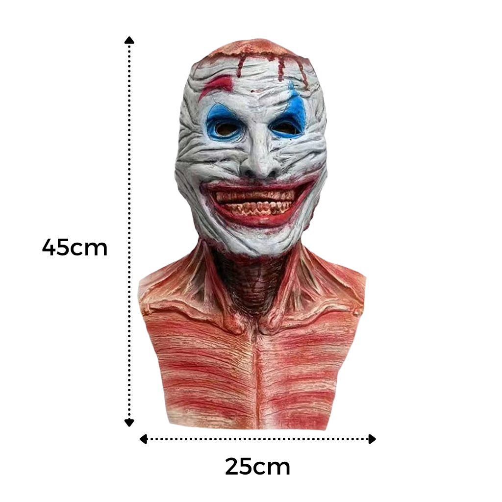 Realistisk Halloween Skräck dubbelmask  - Ozerty