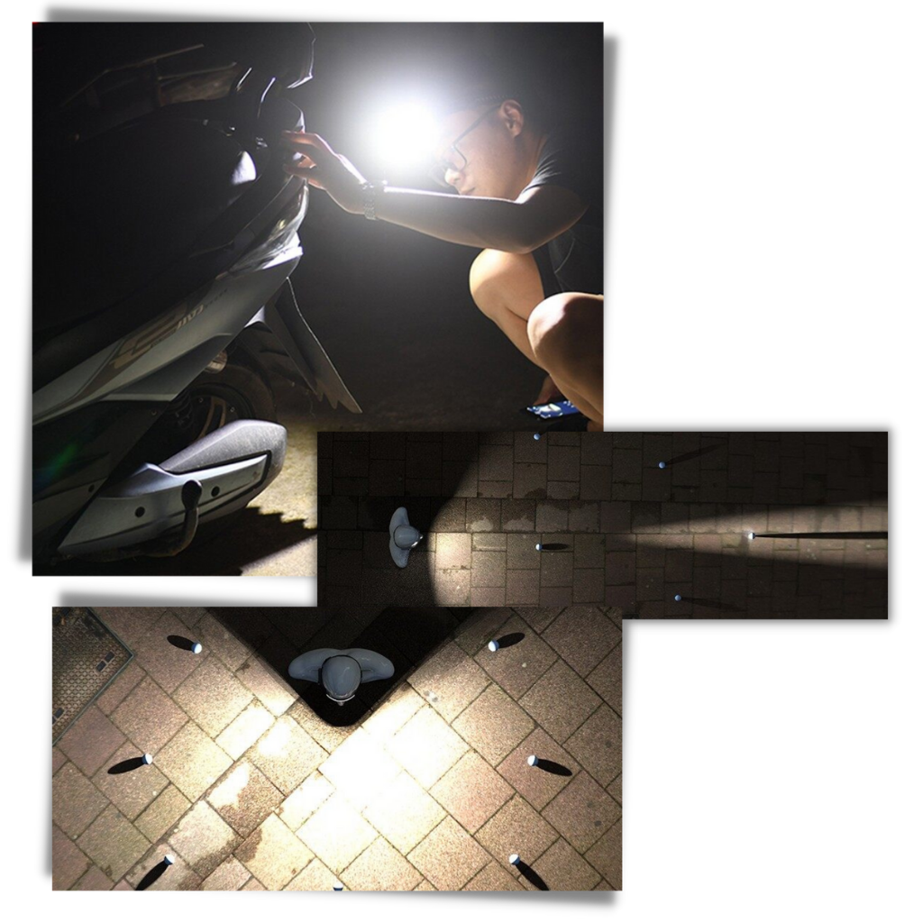 Laddningsbar LED-strålkastare - Ozerty