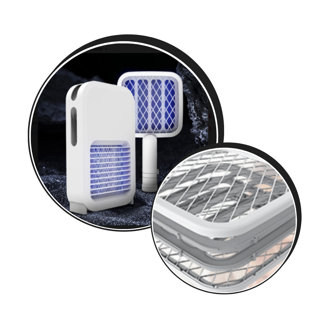 Laddningsbar USB LED Elektrisk myggfångare - Ozerty