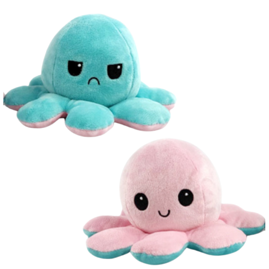 Reversible Mini Octopus Plush Toy