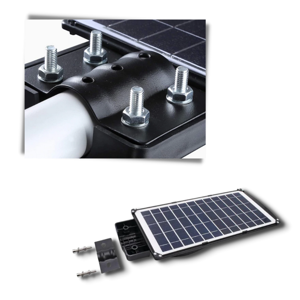 Solcellsdriven LED lampa med rörelsedetektor - Ozerty