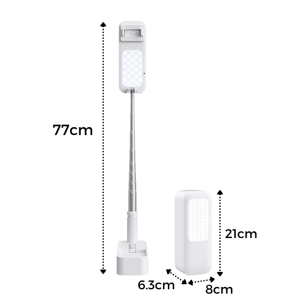 Mobilhållare med bluetooth-ljus - Ozerty