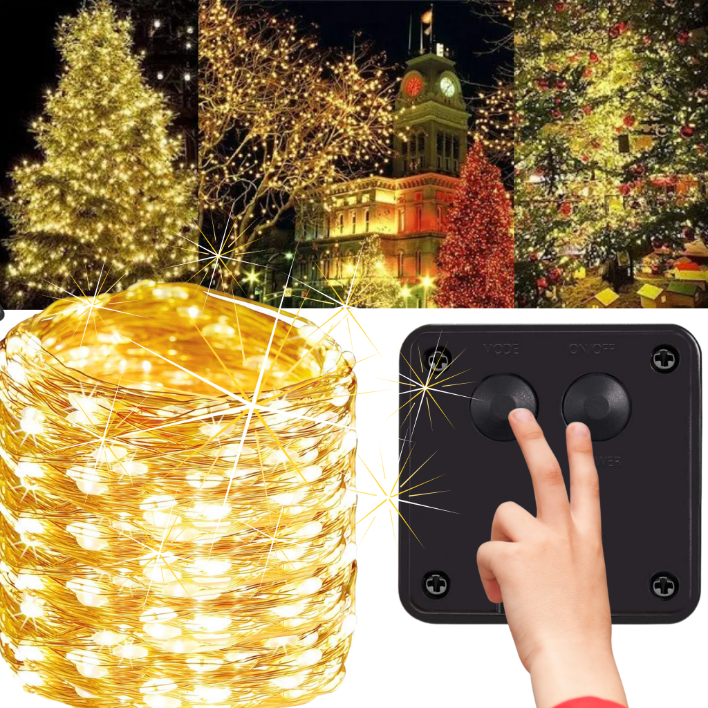 Solcellsdriven LED ljusslinga - Ozerty