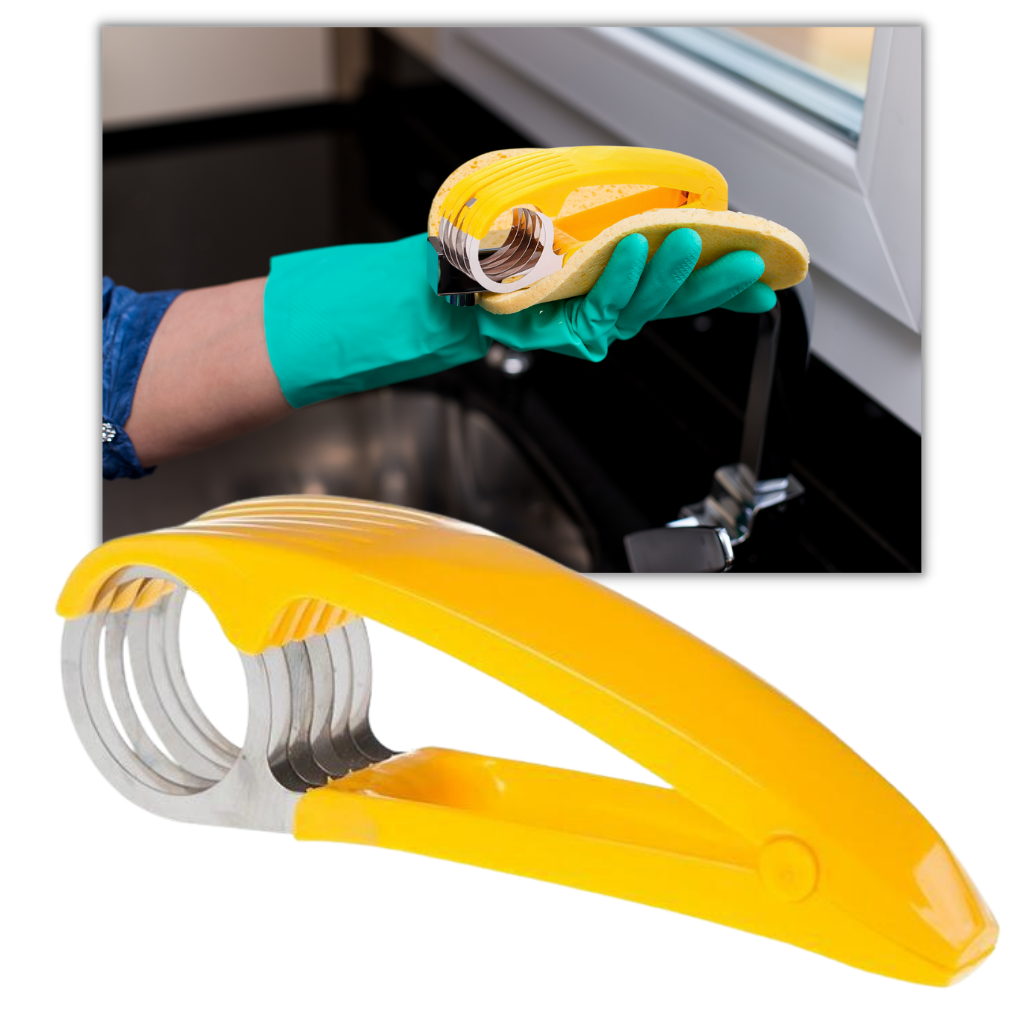 Bananskärare i rostfritt stål - Ozerty