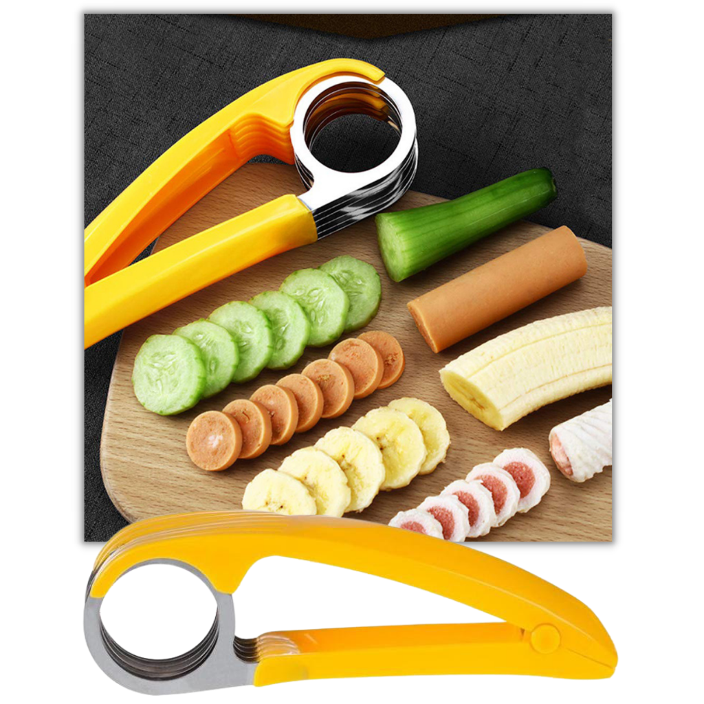 Bananskärare i rostfritt stål - Ozerty