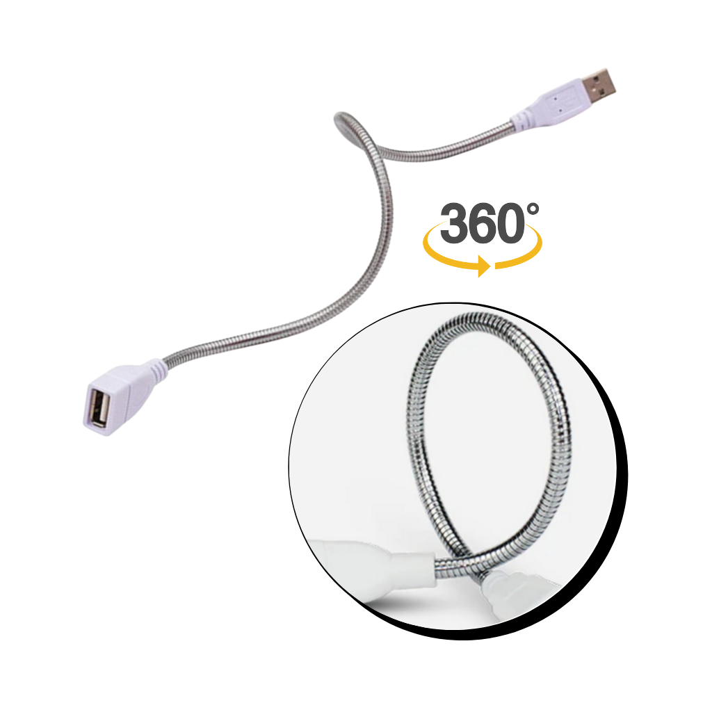 USB LED växtljus med flexibel stolpe för växtodling - Ozerty