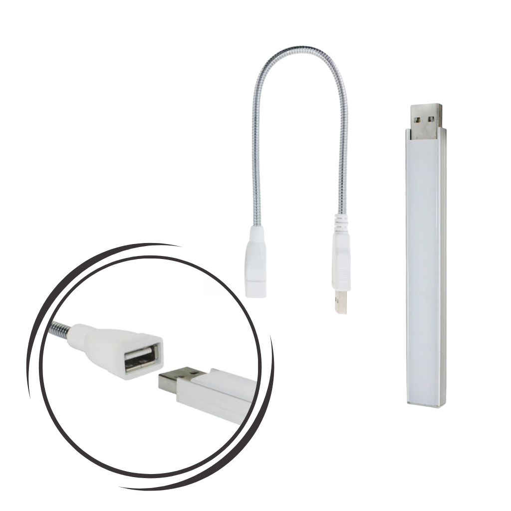 USB LED växtljus med flexibel stolpe för växtodling - Ozerty