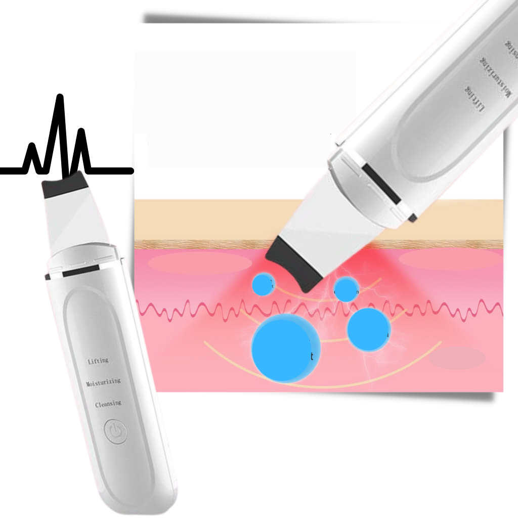 Vibrerande ansiktsskrubb - Ozerty