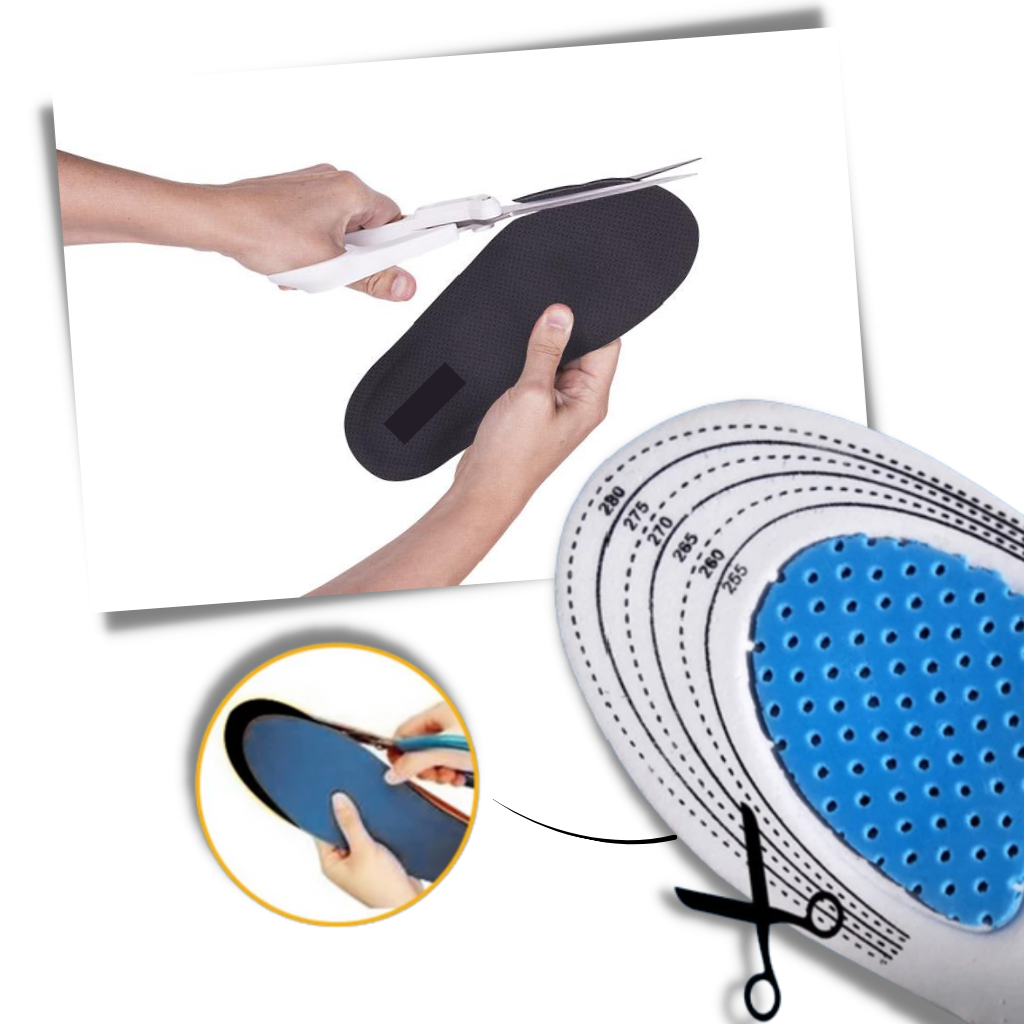 Unisex gelinlägg för löparskor - Ozerty