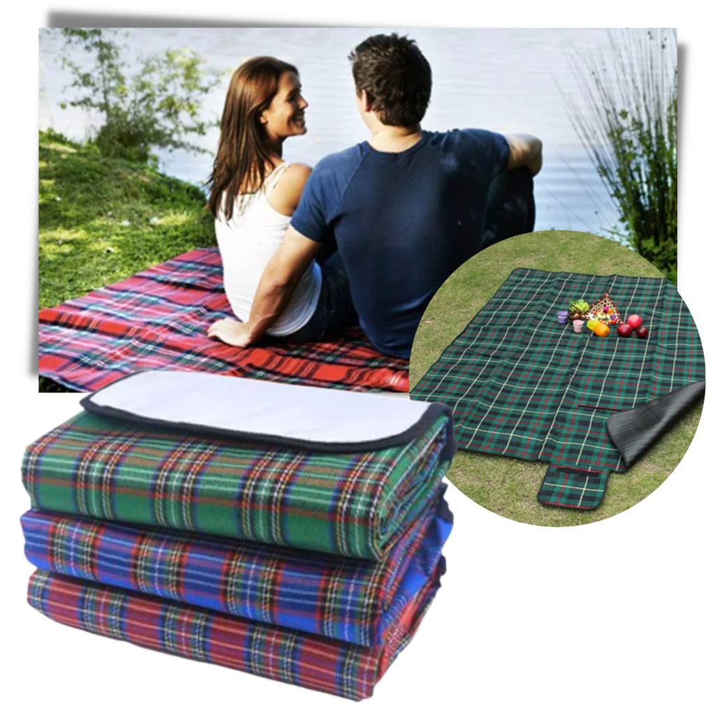 Vattenbeständig picknickfilt - Ozerty