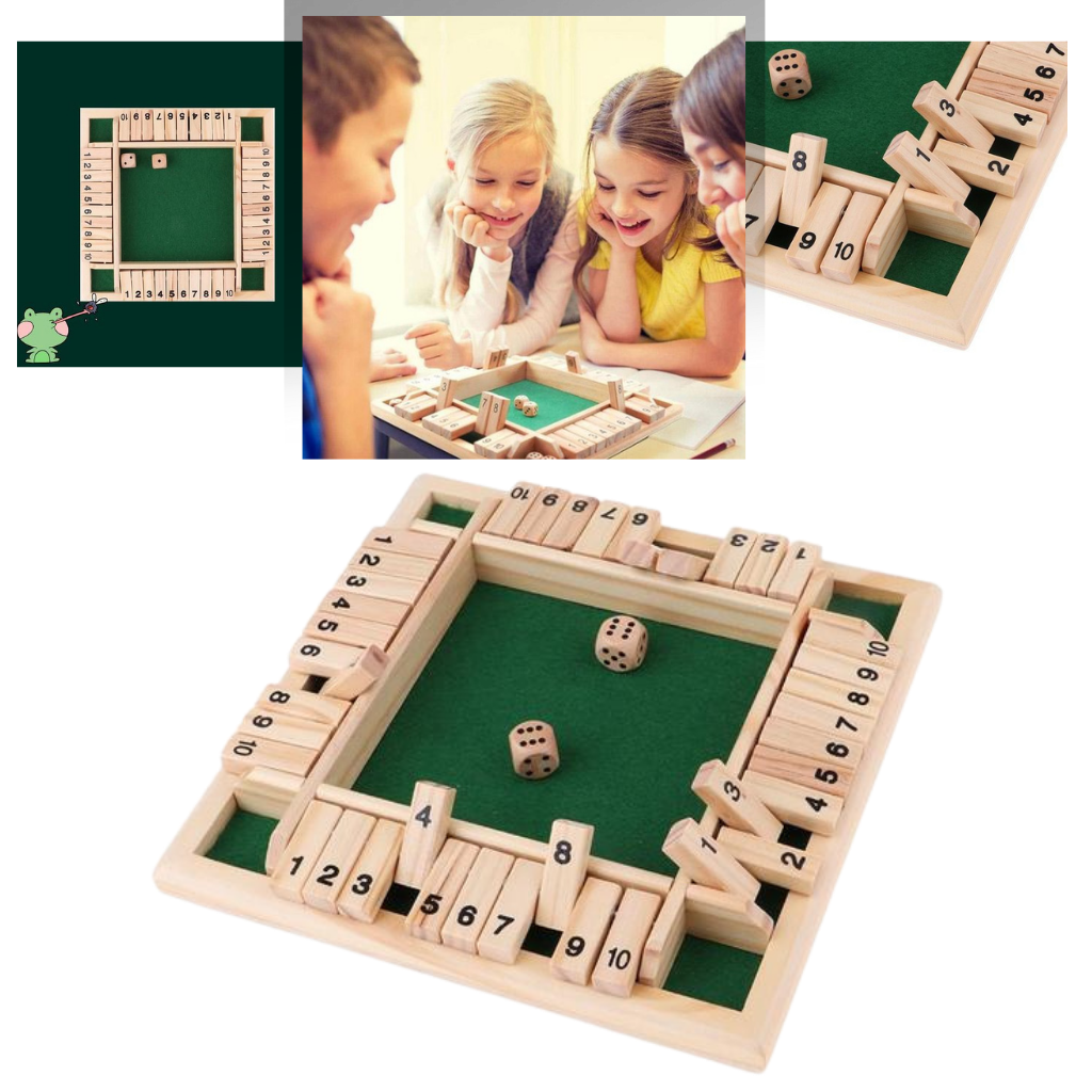 Tärningsspel i trä - Ozerty