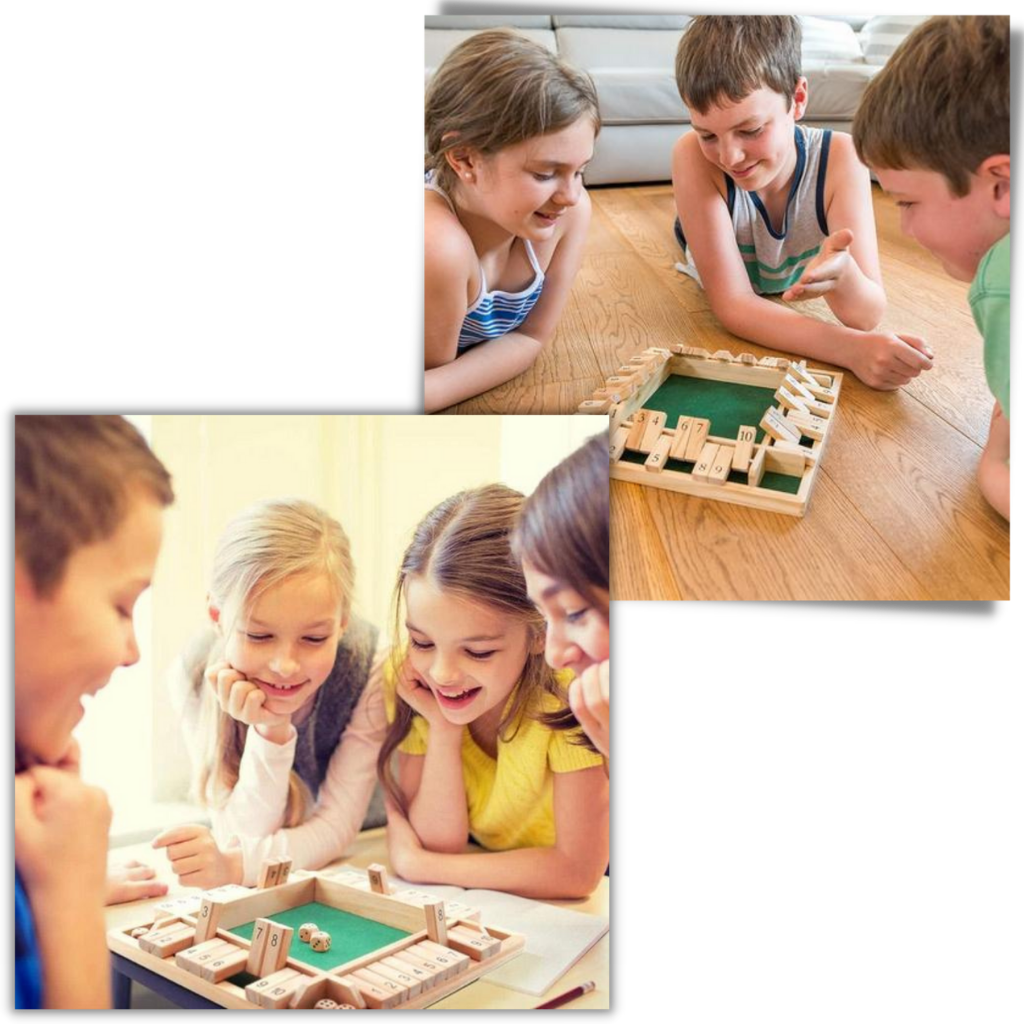 Tärningsspel i trä - Ozerty