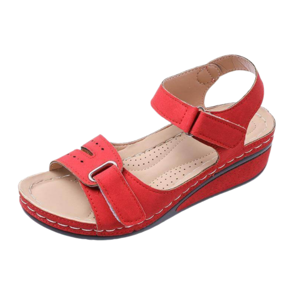 Ortopediska sandaler med stöd för hålfot för kvinnor -Röd/EU35/US4/UK2Röd/EU36/US5/UK3Röd/EU37/US6/UK4Röd/EU38/US7/UK5Röd/EU39/US8/UK6Röd/EU40/US9/UK7Röd/EU41/US10/UK8Röd/EU42/US11/UK9Röd/EU43/US12/UK10 - Ozerty