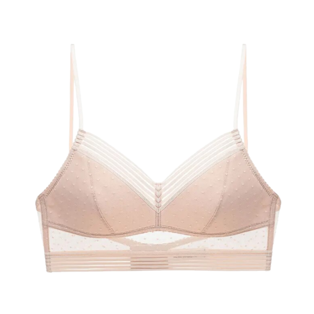 Osynlig BH med spets för sömlös stil -Beige/SBeige/MBeige/LBeige/XLBeige/XXL - Ozerty