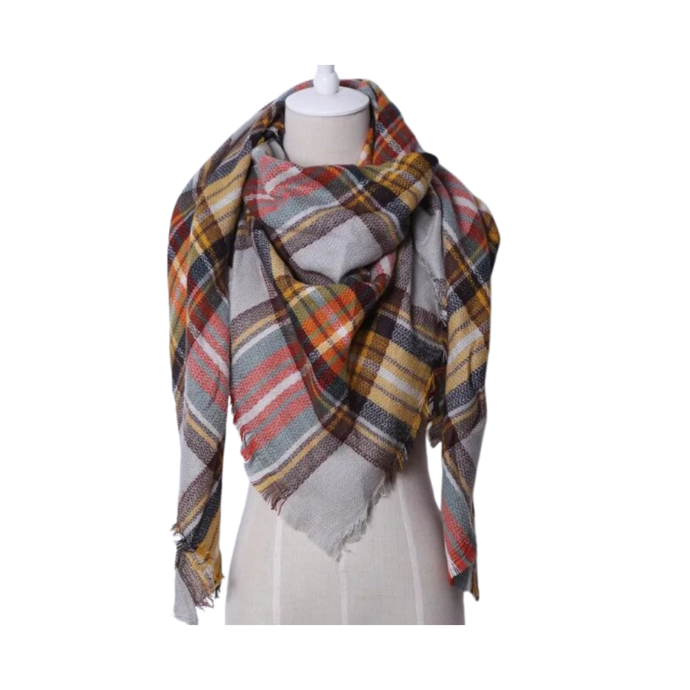 Rutig kashmir halsduk mohair -Bryssel - Ozerty