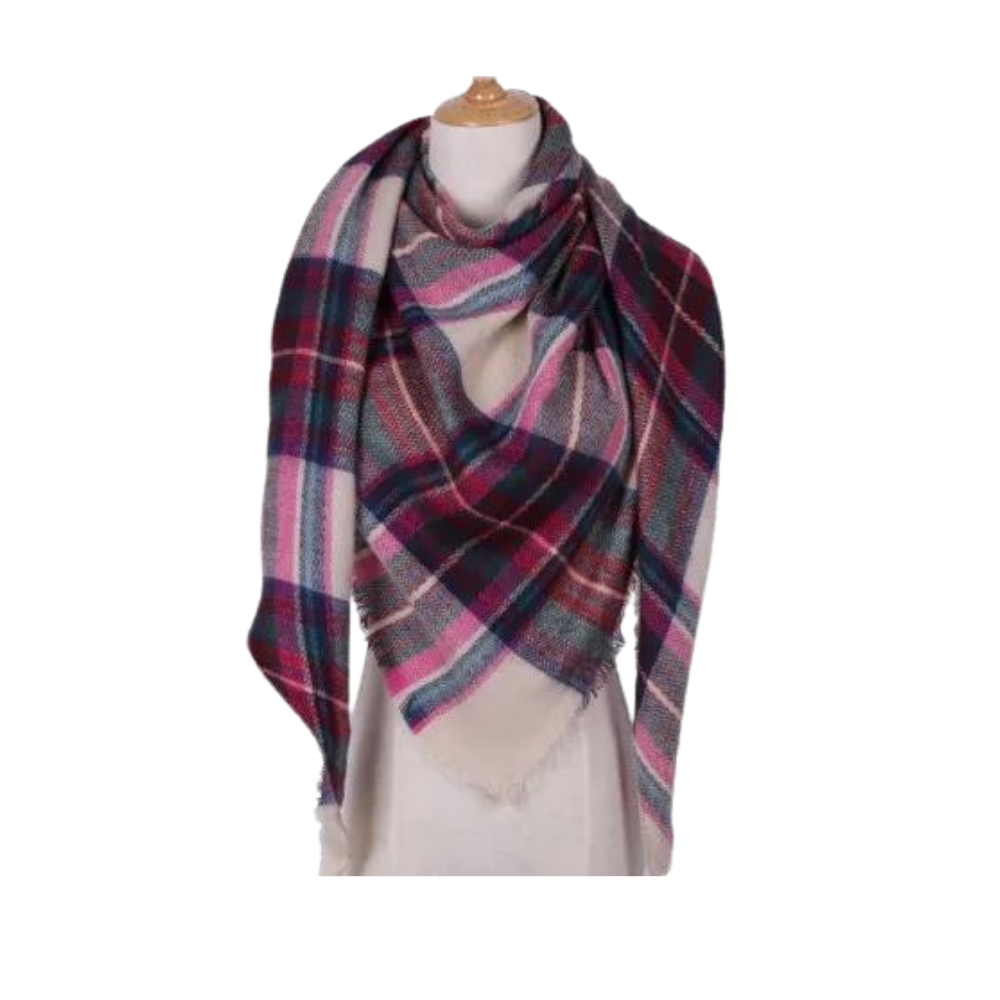 Rutig kashmir halsduk mohair -Paddington - Ozerty