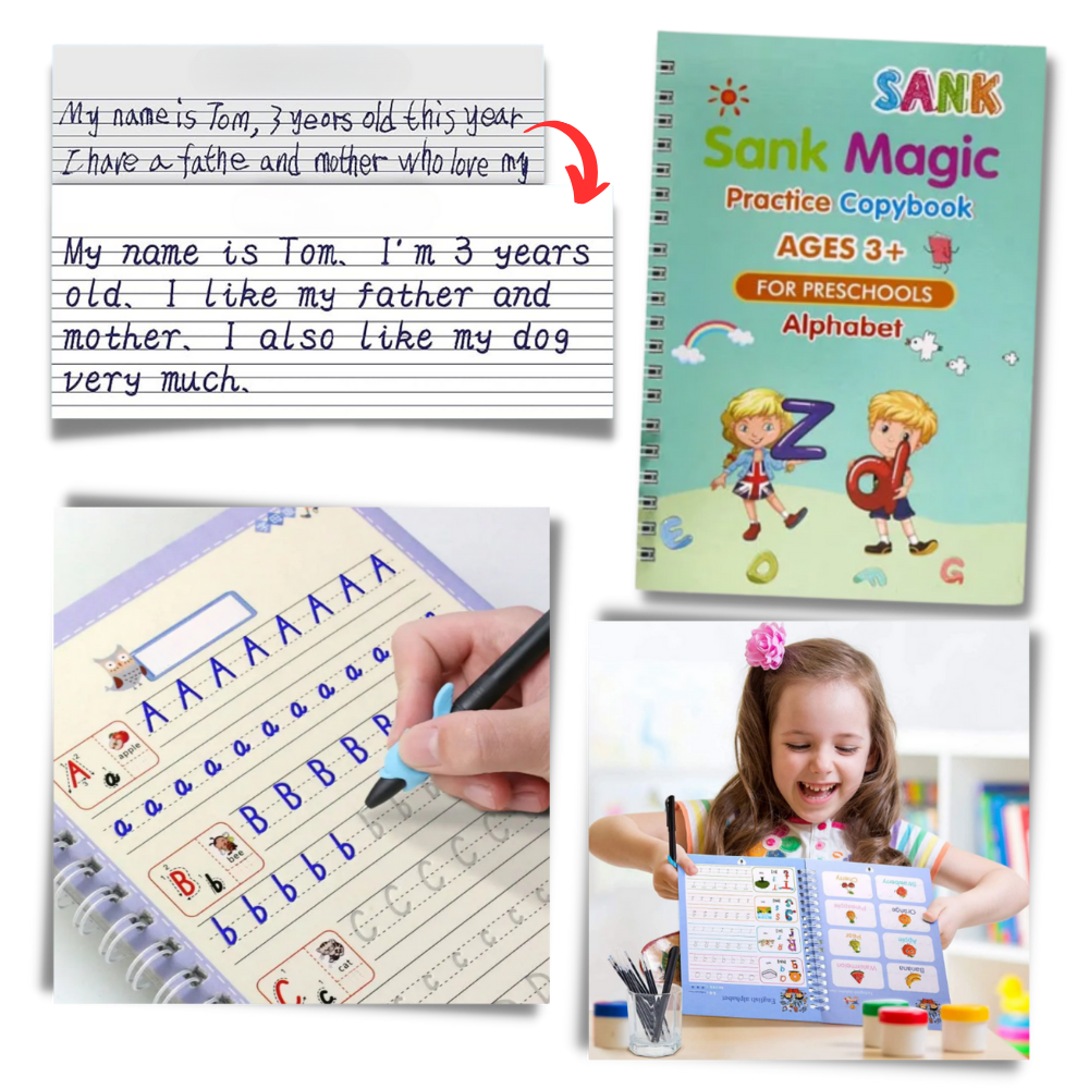 Skriv och torka övningsböcker - Ozerty